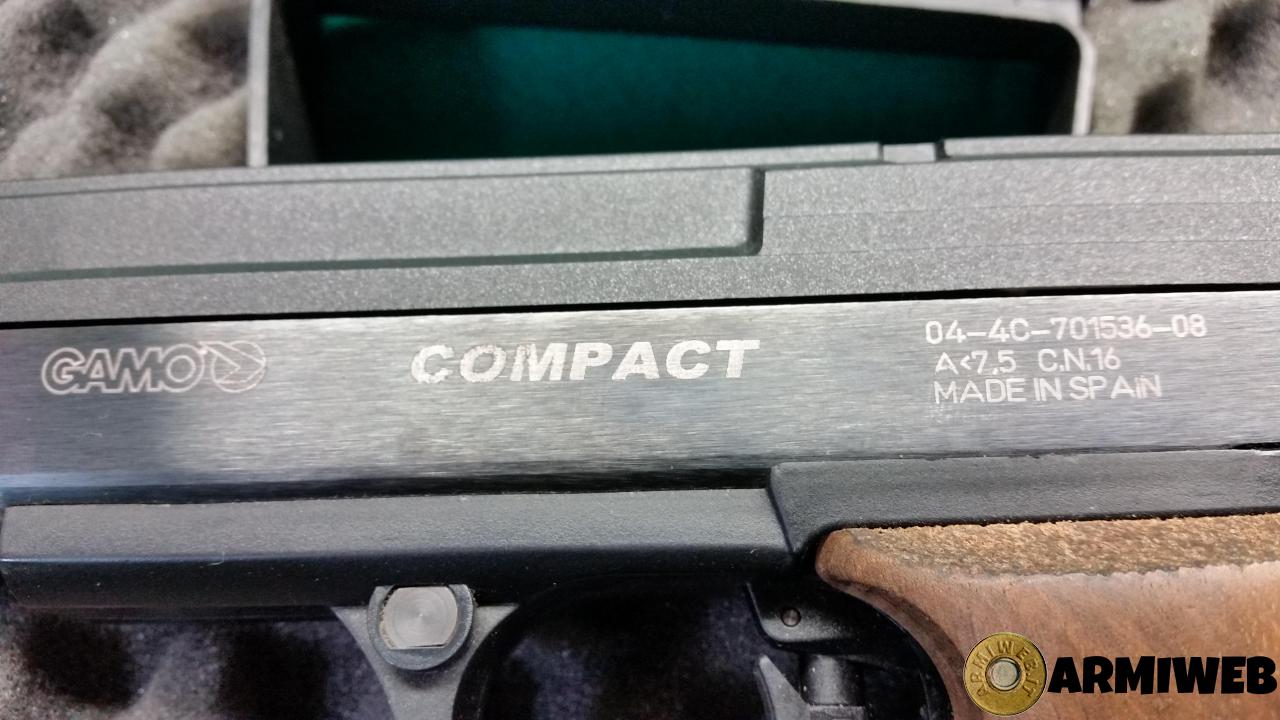 Pistola aria compressa Gamo Compact cal. 4,5